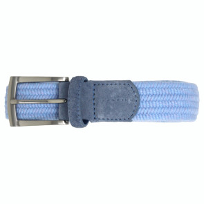 Tyrone Solid Heathered Wool/Cotton Belt (D7XB001)