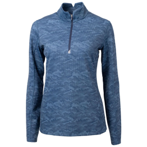 Women's Traverse Stretch Eco Camo Print Quarter Zip Pullover (LCK00155)